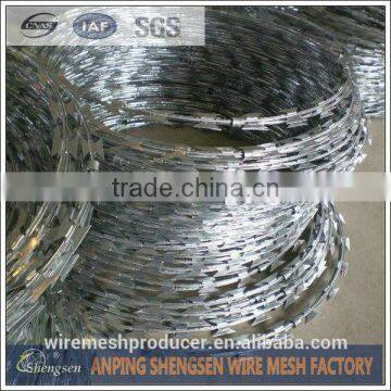 low price concertina razor barbed wire manufacture factory from ANPING