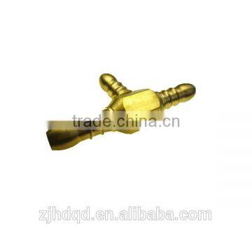 Brass Marterial ,brass T Type Hose Barb Connector With Od10 12 14 mm ,brass Hose photo-5