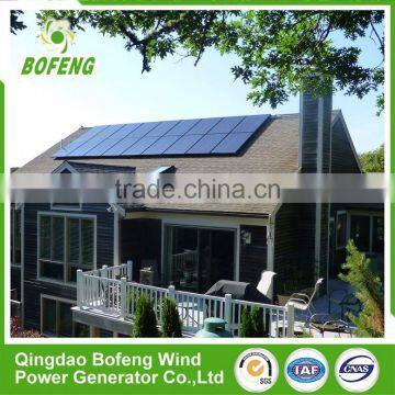 Iso9001 Quality Long Life rooftop solar panels on grid solar system for home use