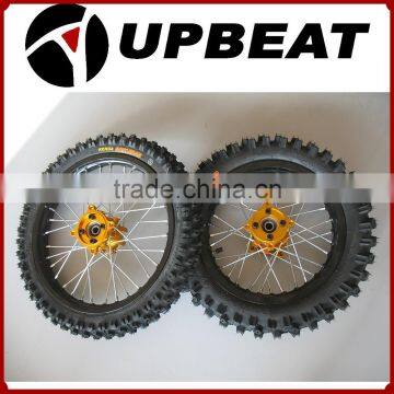 CNC hub wheel/pit bike wheel/kenda tire/dirt bike wheel