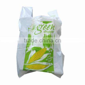 BSCI certified factory/100% biodegradable compostable checkout bags with custom printing