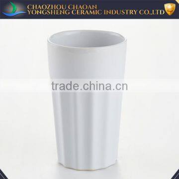 Wholesale white ceramic drink mugs cup factory