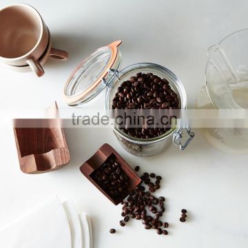 Walnut Nesting Scoop Set