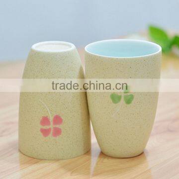 Haonai High Quality Lucky Clover Decal Ceramic Mug With Handle photo-6