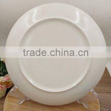 haonai high quality promotion christmas bone china plate