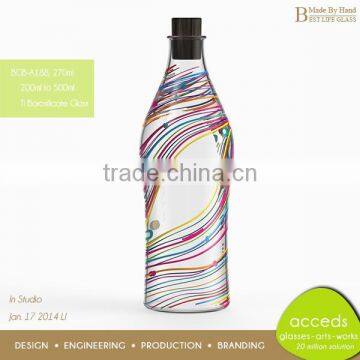 Factory Bulk Milk Glass Bottle With Cork Stopper photo-6