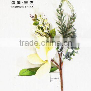 SD800903 Artificial Single Stem Magnolia Flower,indoor Decorative Magnolia Flores photo-2