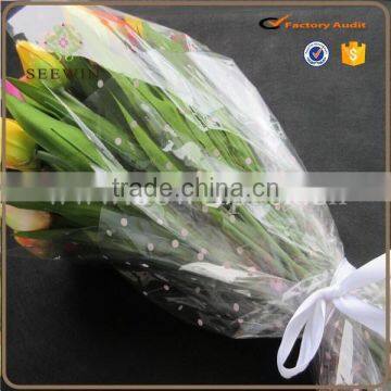 decoratiive colorful flower bag plastic plant sleeve