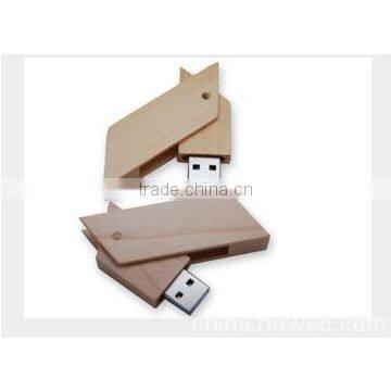 Popuar 2gb Wood Card Usb Flash Drives photo-2
