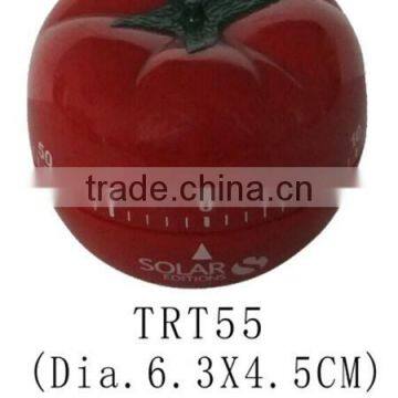 Plastic Tomato Shape Countdown Mechanical Timer