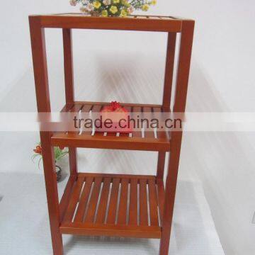 Clothing or Bag Shoes Store Movable Wood Table Top Product Display Shelf Showcase photo-5