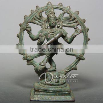 Outdoor Decoration Metal Craft Bronze Lord Shiva Statue for India photo-5