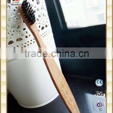 Black Hard Bristle Family Adult Bamboo Toothbrush With Names photo-6
