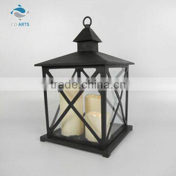 Wholesale eco friendly stainless steel cheap candle lantern