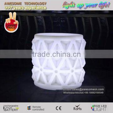 comfortable pineapple shape plastic chair led light up pineapple low stool