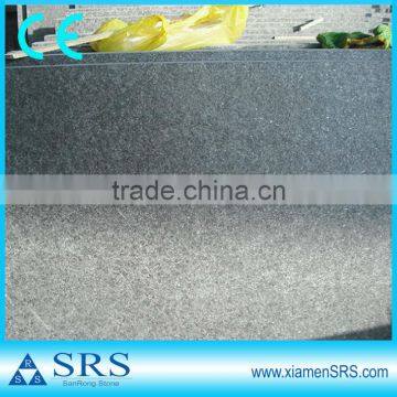 Flamed G684 black basalt slab