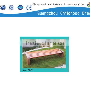 (A-15801) Outdoor wooden bench, outdoor public bench, composite outdoor bench