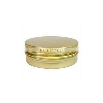 Round Aluminum Tin Box With Screw Top Lid photo-2