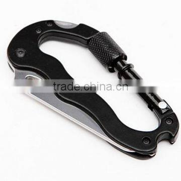 Outdoor Multifunction Climbing Carabiner Tool With Survival Knife photo-5