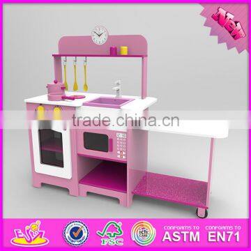 2016 New Design Preschool Home Play Wooden Girls Kitchen Set W10C251 photo-2