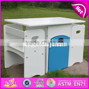2017 New Products Wooden Activity Table for Toddlers W08G208 photo-4
