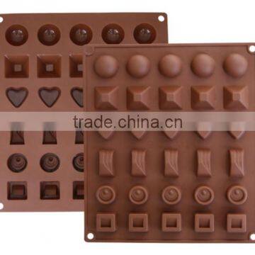 Christmas Chocolate Molds,Fancy Silicone Cake Mold 30 Cavity Multi Shaped Candy Jelly Ice photo-2