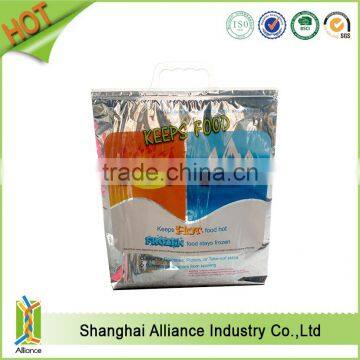 Custom factory made plastic cooler bag for keeping cold food cold and hot food hot