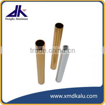 High Quality Golden Anodized Aluminum Pipes