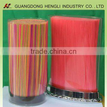 Colorfull Knife Block With Multicolor PP Stripes