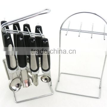 kitchen tools wire stand wire rack/ utensil display stand