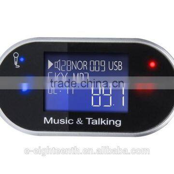 2016 Hot Universal Handsfree HD LCD Bluetooth Car Kit MP3 Player FM Transmitter photo-2