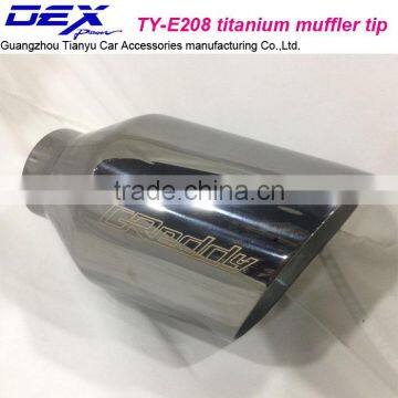 auto universal titanium muffler tip