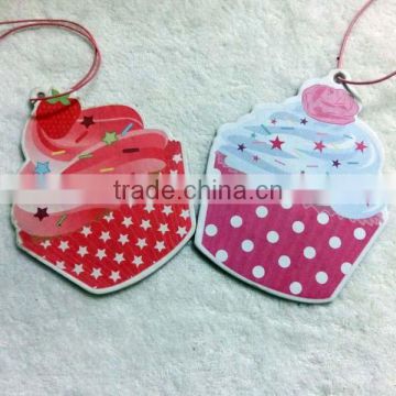 Eco Friendly Paper Car Fragrance /Hanging Car Fragrance for Air Freshener