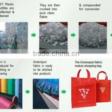 Rpet non-woven shopping bag