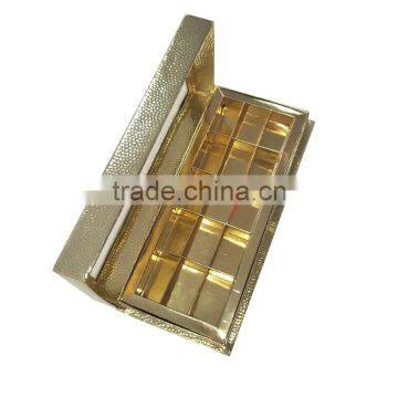 Custom Luxury Gold Cardboard Chocolate Window Packaging Box photo-3