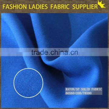 Rayon/sp Solid Challis Rayon Fabric photo-2