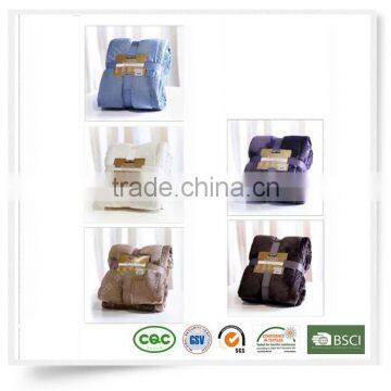 New Style Polar Plain Super Soft Glossy Flannel Blanket Factory Price High Quality Wholesale photo-5