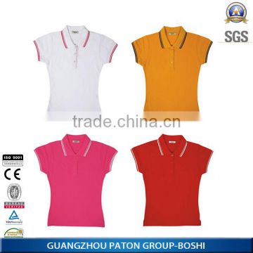 Blank Cotton polo shirt ,customize polo shirt factory