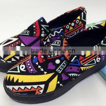 GZY Really Hotsale Ethnic Style Cheap Price Canvas Factory Guangzhou Stock Shoes photo-3