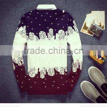 GZY 2015 Hot Selling Men Blank Sweater Korean Style Sweater photo-2