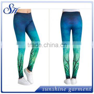 Design your own super soft leggings spandex polyester leggings wholesale 2017