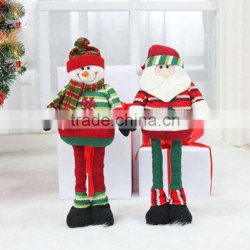 HD1006 Christmas Snowman Christmas flexible doll Christmas Decorations Christmas Window Gift