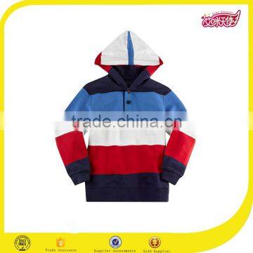 2016 Children Clothing Coats Fleece Kids Contrast Color High Quality Sweatshirt Hoodies