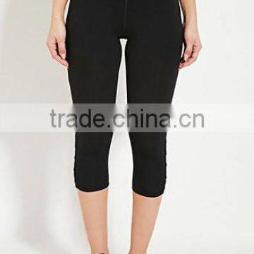 2017 Hot Sale Women Clothing Custom Fashion Blank Cropped Skinny Leggings