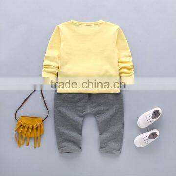 100% Cotton Autumn and Spring Baby Clothes and Boys Hoodies Sets photo-4