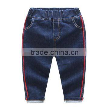 S33476W Fashion Boys 100% Cotton Striped Jean Pants photo-2