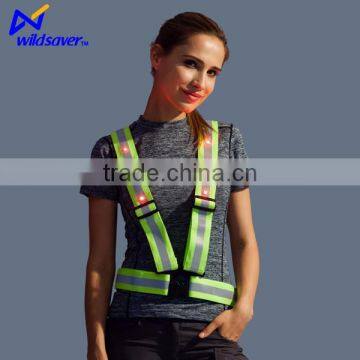 Glowing or Flashing Safety Harness/led Light Belt/fabric for Reflective Vest photo-5