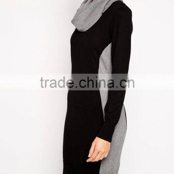 Oasis Colour Block Sweater Dress photo-4