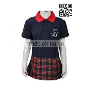 Custom Professional 100% Cotton School Uniform Design Skirt Kindergarten Uniform photo-3