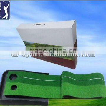 Personal golf practice mat putting mat